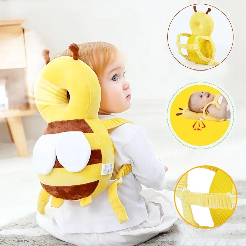 Coussin Bébé - BabyHeadBackProtector™ - Jaune - BÉBÉ SÉCU