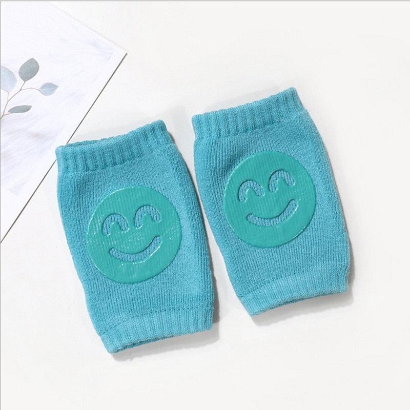 Genouillères - TotiPads™ - SmileyTurquoise - BÉBÉ SÉCU