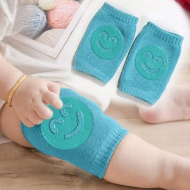 Genouillères - TotiPads™ - SmileyTurquoise - BÉBÉ SÉCU