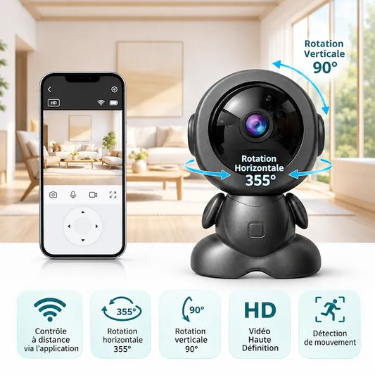 Babyphone caméra WifiVision rotatif
