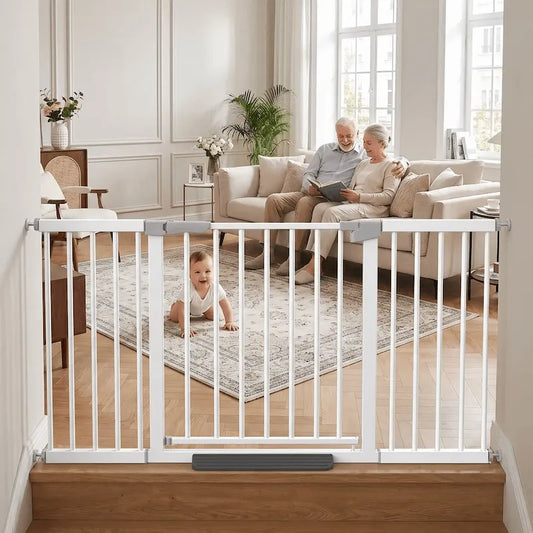 barrière de sécurité escalier bébé avec grandsparents