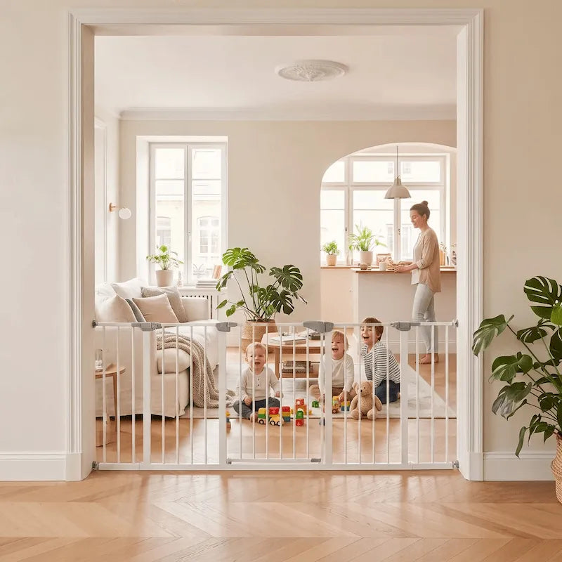 barrière de sécurité escalier large fraterie dans le salon