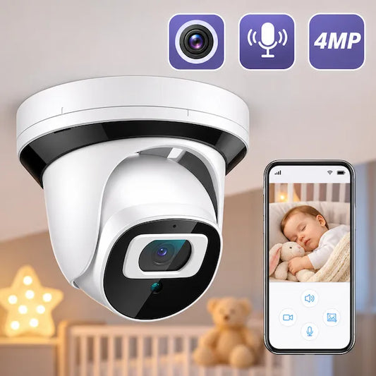 caméra surveillance bébé Omega plafonnier